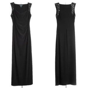 Ralph Lauren Black Evening Gown Size 10